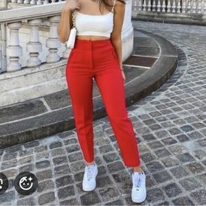 Zara Pants With A High Waist